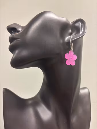 Örhängen: hängande blomster