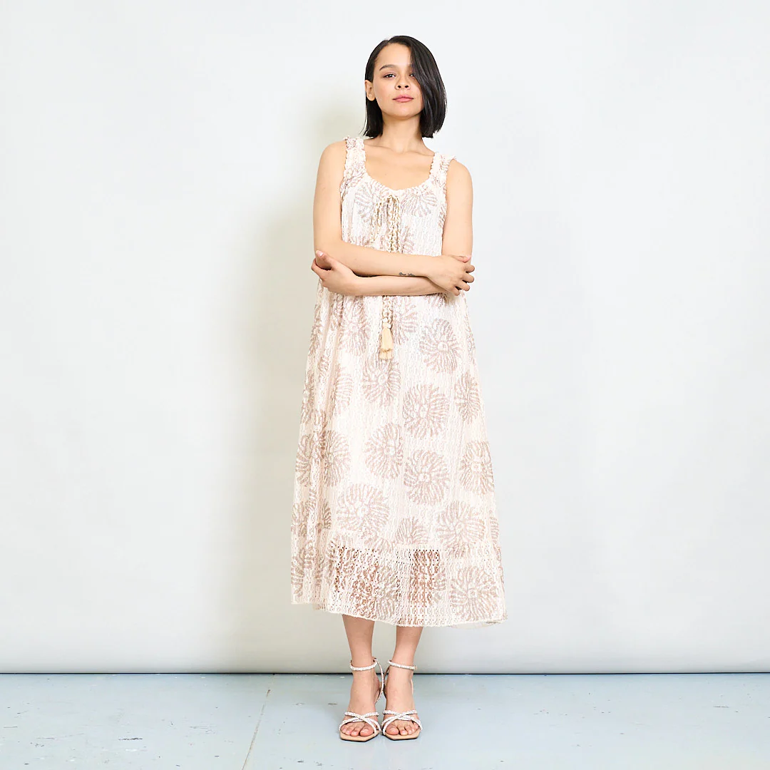 Maxiklänning: tropical leaf