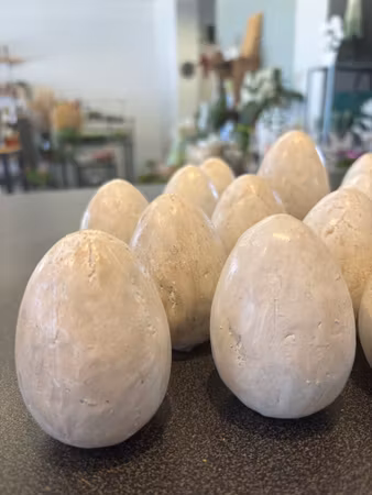 Dekorationsägg - vita