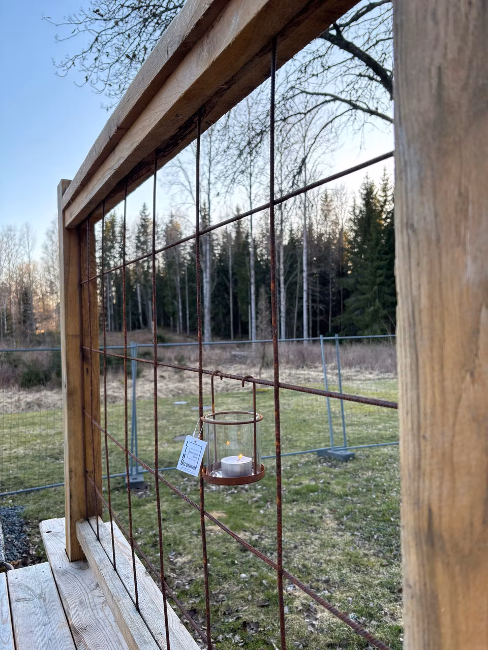 Lykta till armeringsnät