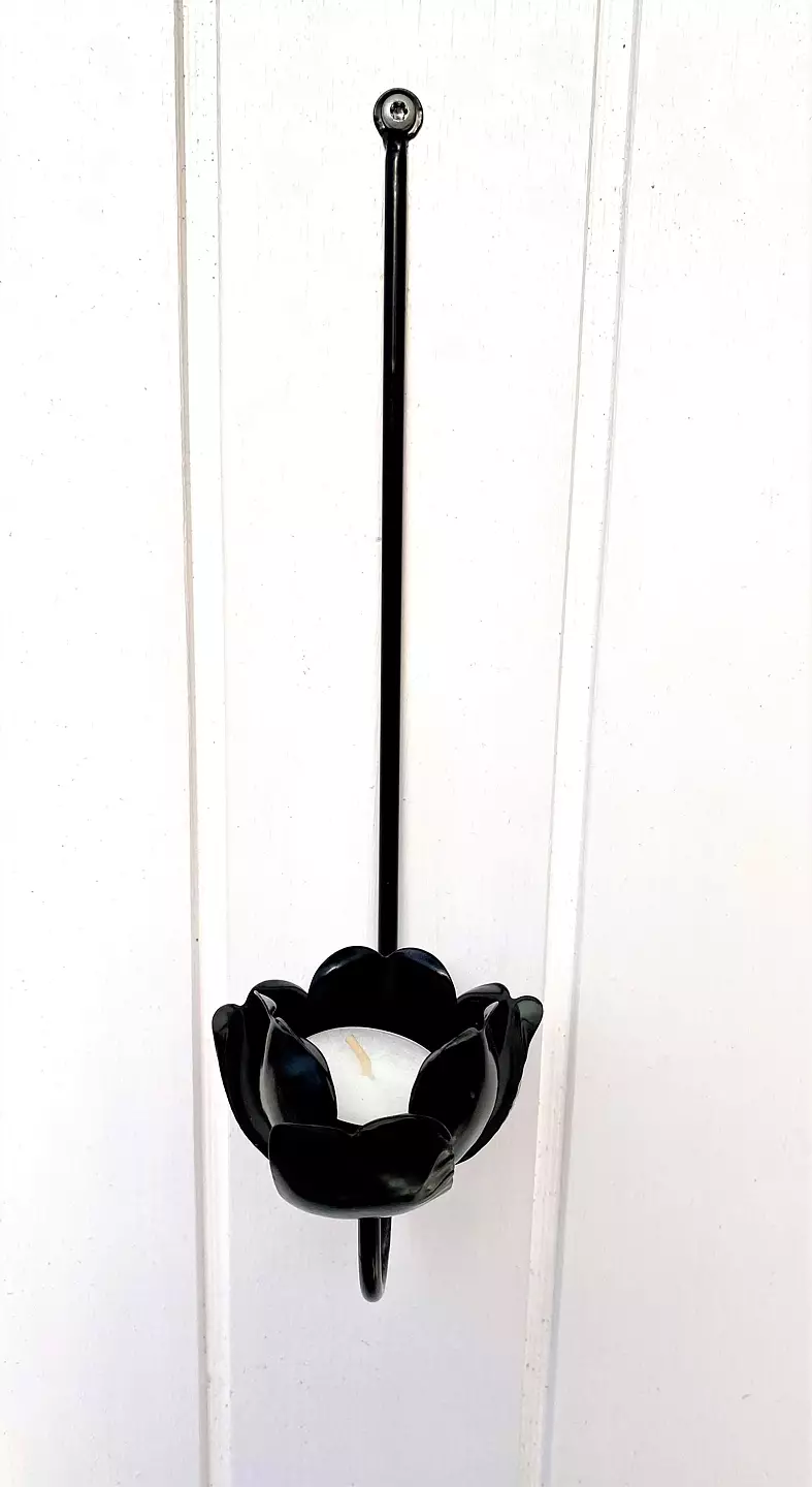 Väggljuslykta - vallmo