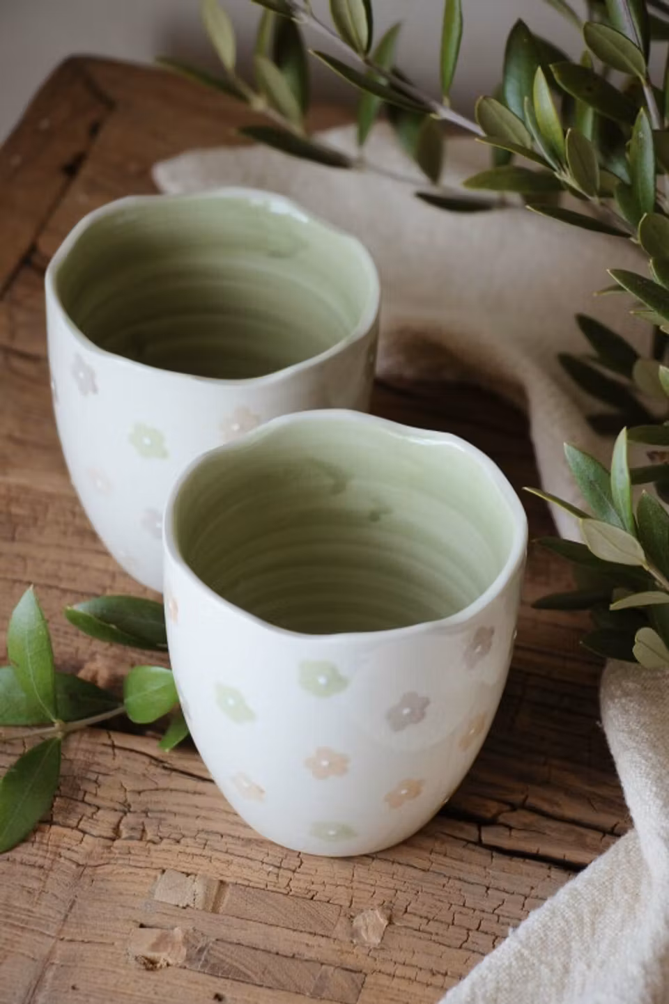 Majas blom mugg