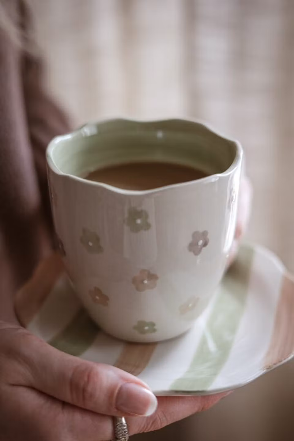 Majas blom mugg