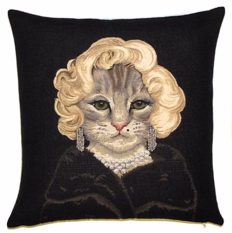 Kuddfodral - Katt Marilyn Monroe