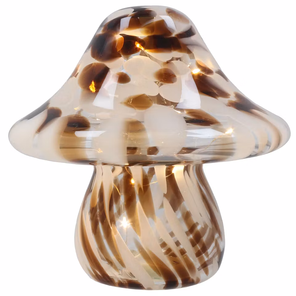 Ledlampa - brun svamp