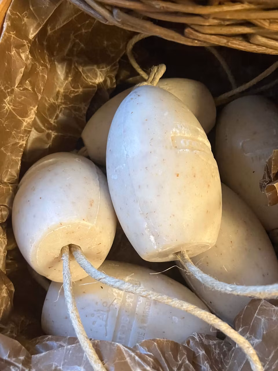 Tvålboll med kokosmjölksskrubb