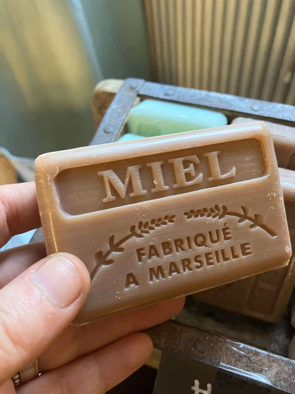 Handgjord tvål från Frankrike