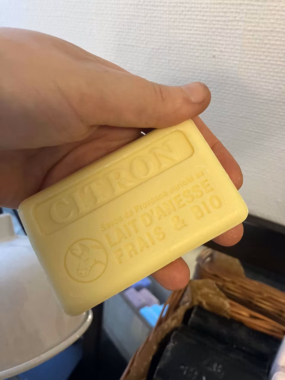 Handgjord tvål från Frankrike