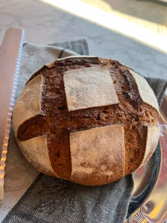 Basgång -surdegslimpa på svedjeråg