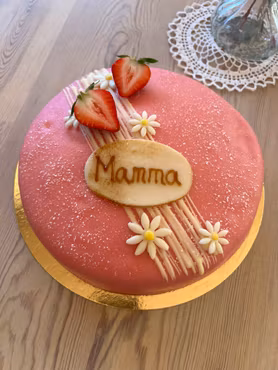 Marsipantårta till morsdag