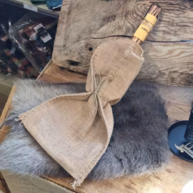 Stompapanna 50 cm skaft i jutepåse
