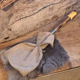 Kolbullepanna 80 cm skaft i jutepåse