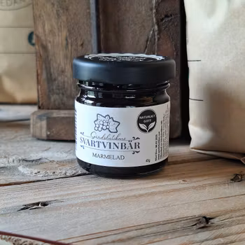 Gårdbutikens svartvinbärs marmelad