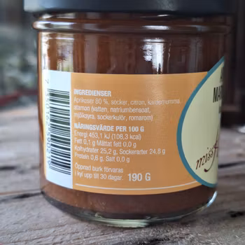 Aprikos marmelad från Miss Alice