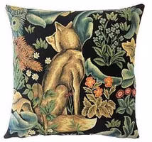 Kudde William Morris Räv i skog  45x45