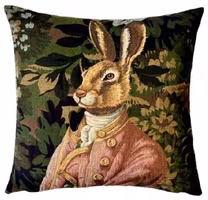 Kuddar Hare & Räv i skogen 45x45