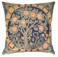 Kudde William Morris Apelsinträd  45x45