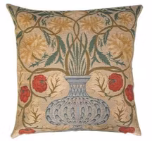 Kudde William Morris Rosor i vas 45x45