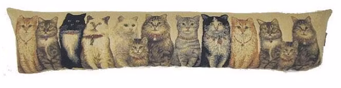 Långkudde Katt på rad