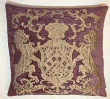 Kudde Fiori Burgundy/Bronze