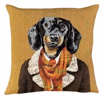 Kudde Tax med halsduk 45x45