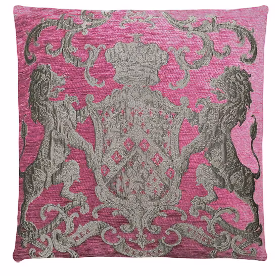 Kudde Fiori Dusty Pink / Silver