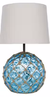 Lampa Nätkula Havsblå