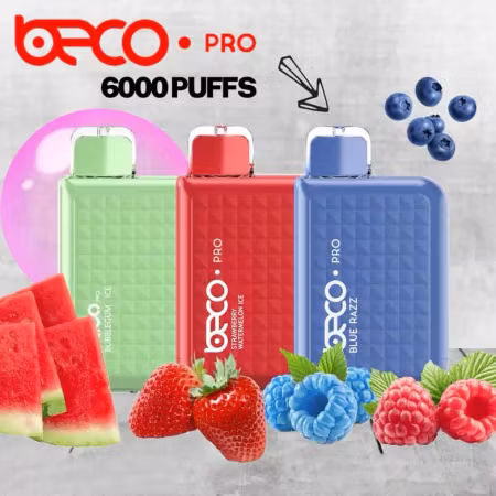 Vaptio Beco Pro – (Nikotinfri vape, Engångs, 6000puffs, 12ml)