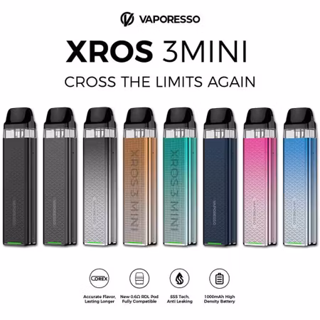 Vaporesso XROS 3 Mini (2 ml, 1000 mAh)
