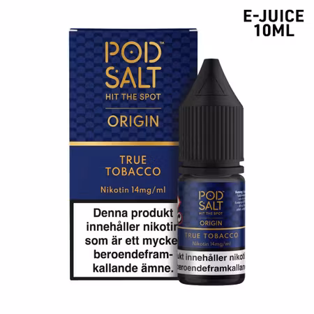 Pod Salt Origin True Tobacco | 14MG-10ML