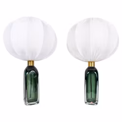Midcentury Modern Table Lamps by Carl Fagerlund for Orrefors Sweden RD 1406