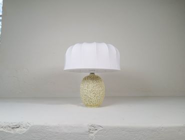 Midcentury Modern Large Table Lamp "Chamotte" Gunnar Nylund Rörstrand, Sweden