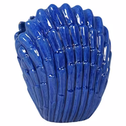 Midcentury Modern Vase Seashell Vicke Lindstrand Ekeby, Sweden, 1940s