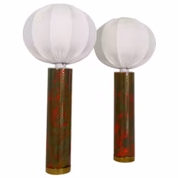 Mid-Century Modern Rare and Large Ceramic Table Lamps, Sweden, 1960s