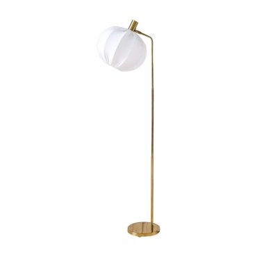 Midcentury Modern Brass Floor Lamp Bergboms G-03, Sweden, 1960s