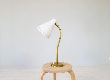 Midcentury Modern Rare Adjustable Table Lamp Böhlmarks, 1940s, Sweden