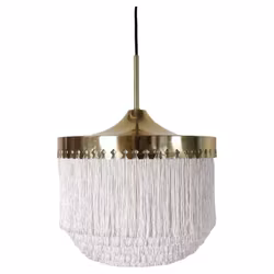 Midcentury Modern Hans-Agne Jakobsson Ceiling Fringe Lamp Model T601, Sweden