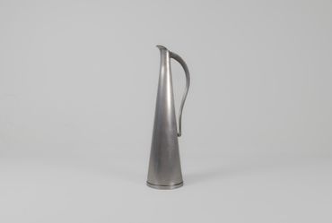 Art Deco Sculptural Wine Pitcher  "Jomfruen" in Pewter Gunnar Havstad 1930s