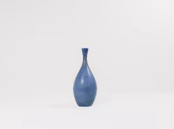 Midcentury Modern Sculptural Stoneware Vase Carl Harry Stålhane, Sweden 1950s