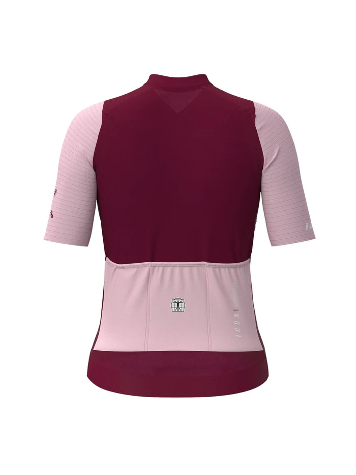 Icon Jersey | Bordeaux - Pink | Dam