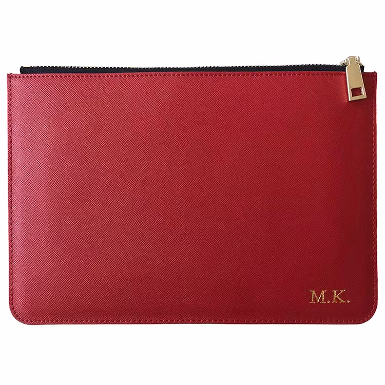 Saffiano pouch