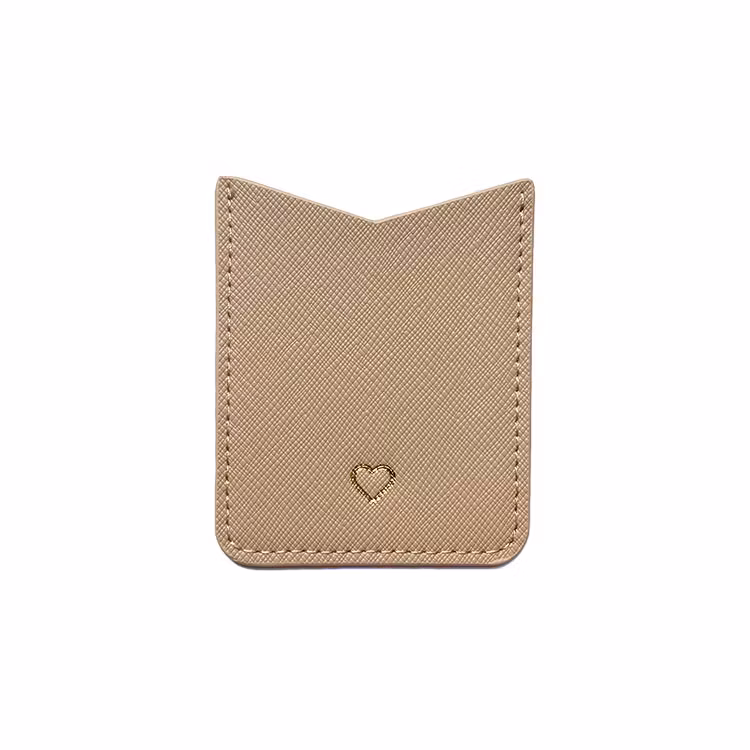 Korthållare till mobil - Beige