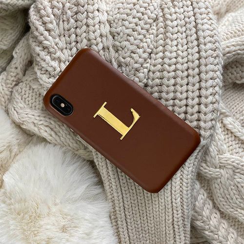 Brown Smooth - Metal letter®