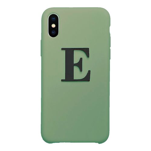 Khaki silikonskal - Metal letter®
