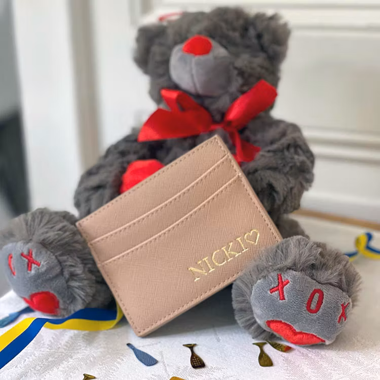 Beige saffiano