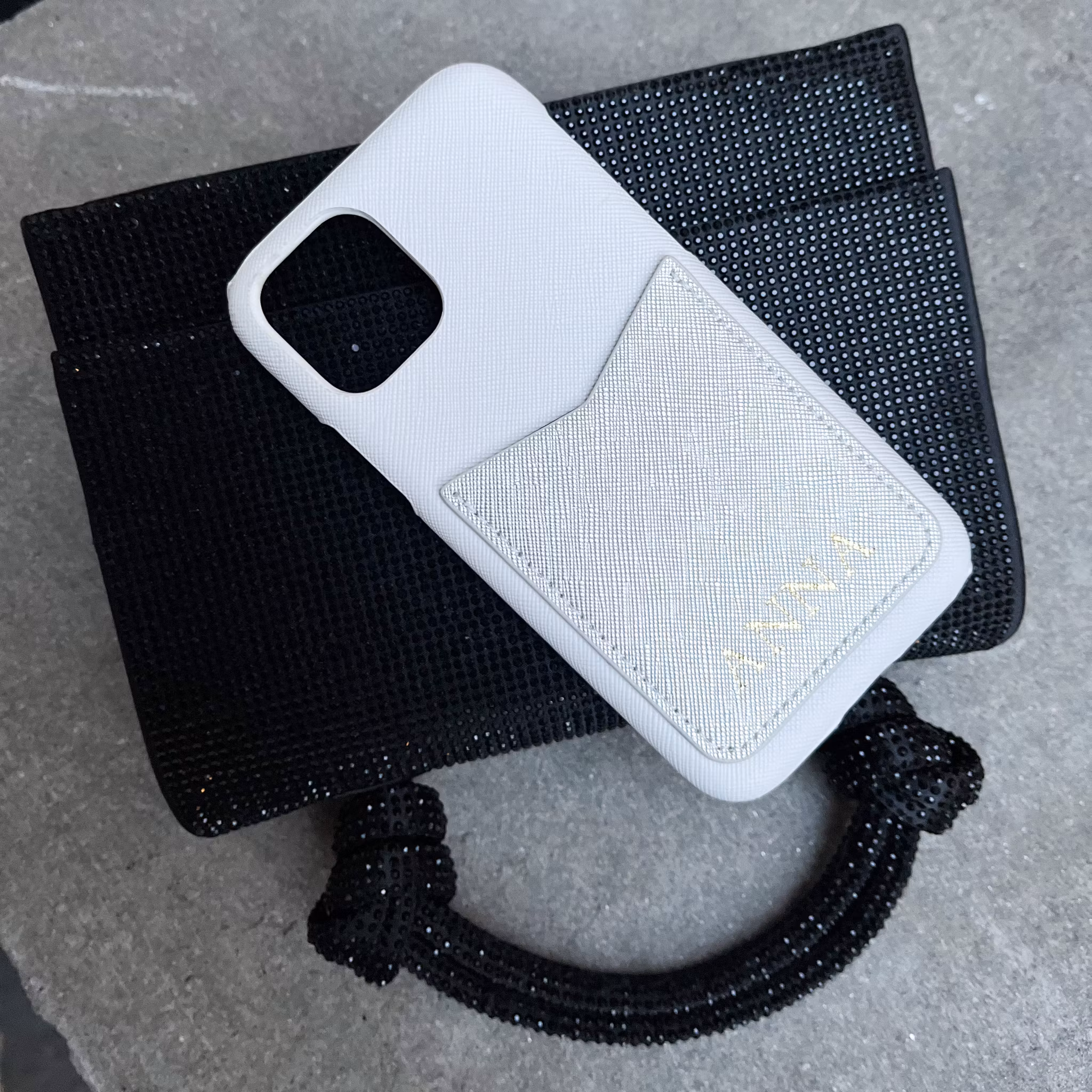 Silver metallic kortficka