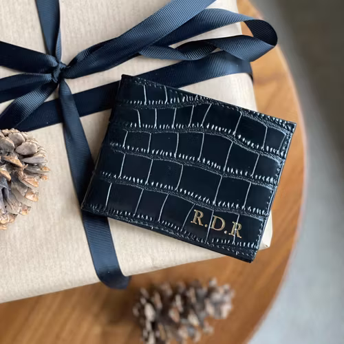 Croco - Plånbok med gravyr