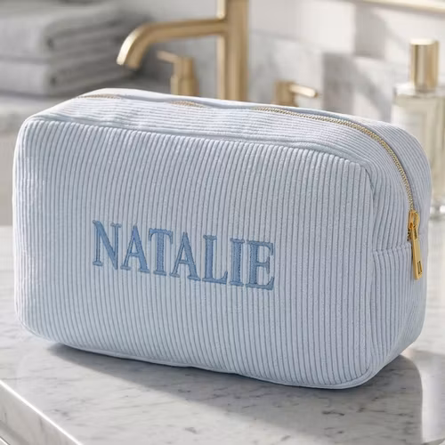 Ljusblå sminkväska i manchester