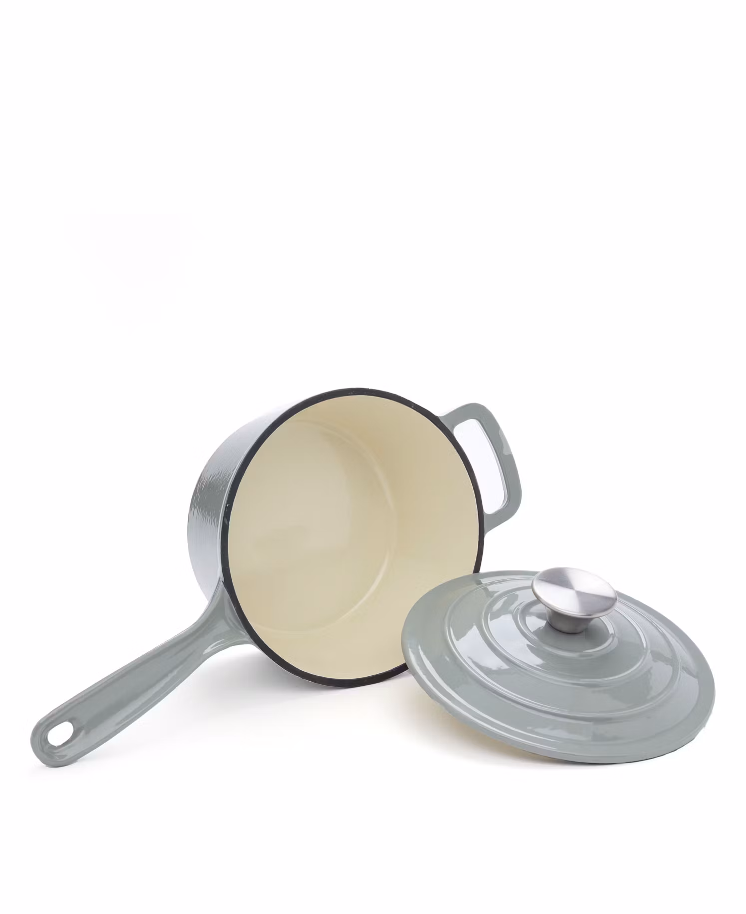 STILVOLLER GUSSEISENDECKEL VON JERNVERKET - GRAU GRÜN