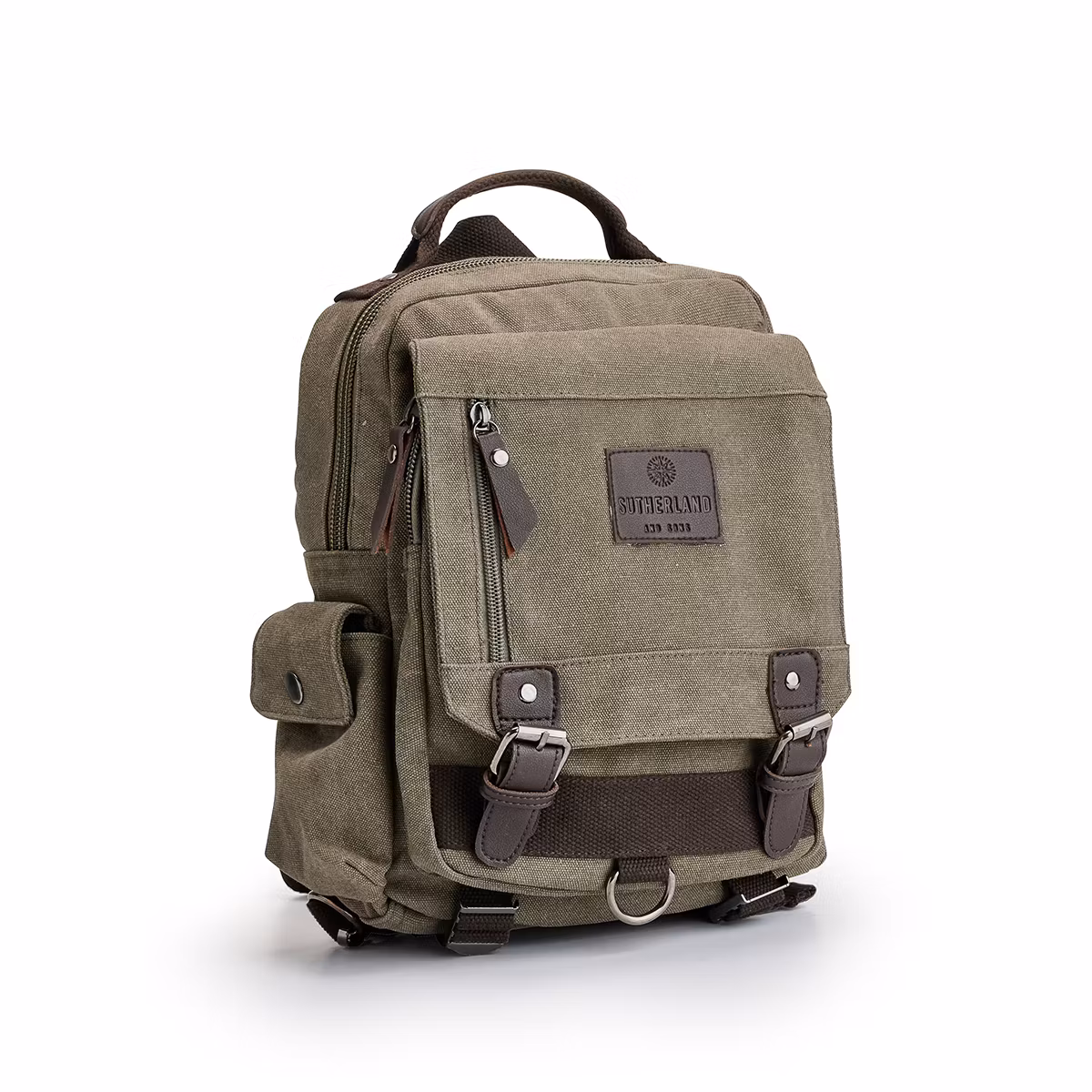 PRAKTISCHER RUCKSACK VON SUTHERLAND & SONS – GRÜN